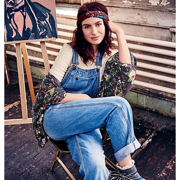 Free People Davis Slouchy Overalls - Picture 1 of 4